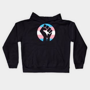 Transgender Pride Fist Kids Hoodie